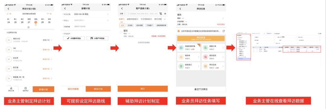 Customer list with status indicators for retention management