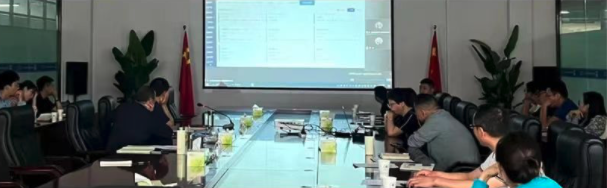 Kickoff meeting between Ya'an Chengtou and the Chanjet implementation team discussing requirements